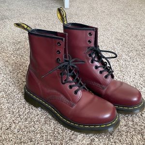 Dr Martins 1460 Smooth Leather Lace Up Boots